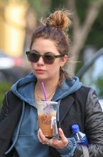 ASHLEY BENSON Out for Coffee in Los Angeles 11/08/2021