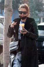 ASHLEY BENSON Out for Coffee in Los Angeles 11/18/2021