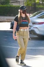 ASHLEY BENSON Out for Coffee in Los Feliz 11/04/2021