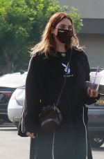 ASHLEY BENSON Out for Morning Coffee in Los Feliz 11/09/2021
