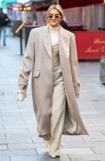 ASHLEY ROBERTS Arrives at Global Radio in London 11/16/82021