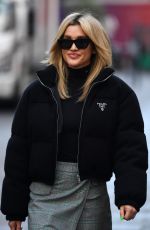 ASHLEY ROBERTS Arrives at Global Radio Studios in London 11/23/2021