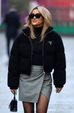 ASHLEY ROBERTS Arrives at Global Radio Studios in London 11/23/2021