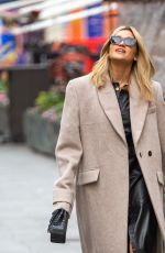 ASHLEY ROBERTS Arrives at Global Radio Studios in London 11/29/2021