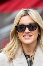 ASHLEY ROBERTS Arrives at Global Radio Studios in London 11/29/2021