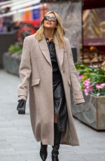 ASHLEY ROBERTS Arrives at Global Radio Studios in London 11/29/2021