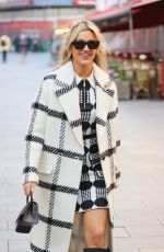 ASHLEY ROBERTS Arrives at Heart Radio in London 11/02/2021
