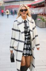 ASHLEY ROBERTS Arrives at Heart Radio in London 11/02/2021