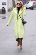 ASHLEY ROBERTS Arrives at Heart Radio in London 11/08/2021