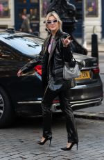 ASHLEY ROBERTS Arrives at Heart Radio in London 11/11/2021
