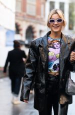 ASHLEY ROBERTS Arrives at Heart Radio in London 11/11/2021