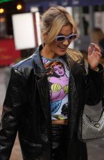 ASHLEY ROBERTS Arrives at Heart Radio in London 11/11/2021