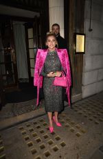 ASHLEY ROBERTS Arrives at Kelly Hoppen