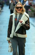 ASHLEY ROBERTS at Global Radio Studios in London 11/09/2021