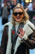 ASHLEY ROBERTS at Global Radio Studios in London 11/09/2021