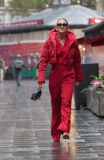 ASHLEY ROBERTS at Global Radio Studios in London 11/10/2021