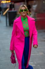 ASHLEY ROBERTS at Global Radio Studios in London 11/25/2021