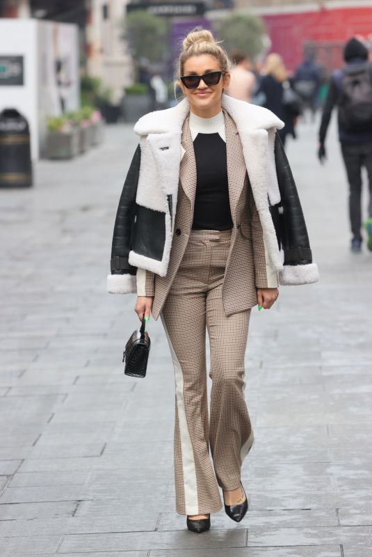 ASHLEY ROBERTS at Heart Radio in London 11/24/2021