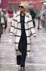 ASHLEY ROBERTS Leaves Breakfast Show in London 11/26/2021