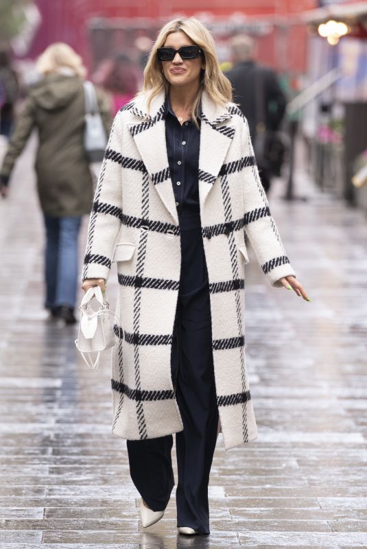 ASHLEY ROBERTS Leaves Breakfast Show in London 11/26/2021
