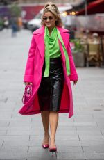 ASHLEY ROBERTS Leaves Heart FM in London 11/15/2021