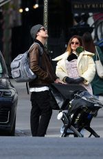 ASHLEY TISDALE and Christopher French Out with Her Baby in New York 11/15/2021