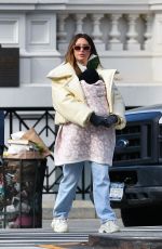 ASHLEY TISDALE and Christopher French Out with Her Baby in New York 11/15/2021