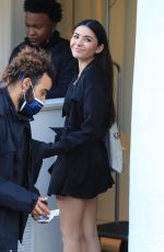 ATIANA DE LA HOYA Leaves Mondrian Hotel in West Hollywood 11/05/2021