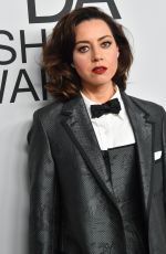 AUBREY PLAZA at 2021 CFDA Fashion Awards at The Grill Room in New York 11/10/2021