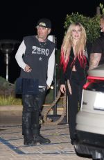 AVRIL LAVIGNE and Mod Sun Arrives at Nobu 11/12/2021