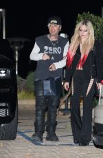 AVRIL LAVIGNE and Mod Sun Arrives at Nobu 11/12/2021