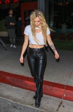 AVRIL LAVIGNE and Mod Sun at Boa Steakhouse in West Hollywood 11/10/2021