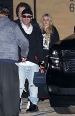 AVRIL LAVIGNE and Mod Sun Leaves Nobu in Malibu 11/05/2021