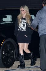 AVRIL LAVIGNE and Mod Sun Leaves Nobu in Malibu 11/05/2021