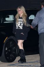 AVRIL LAVIGNE and Mod Sun Leaves Nobu in Malibu 11/05/2021