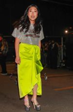 AWKWAFINA Arrives at Gucci Fashion Show in Hollywood 11/02/2021