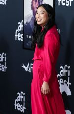 AWKWAFINA at Swan Song Premiere at 2021 AFI Fest in Hollywood 11/12/2021
