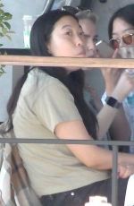 AWKWAFINA Out for Lunch with Friends in Hollywood 11/04/2021