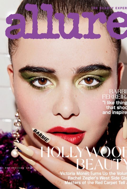 BARBIE FERREIRA in Allure magazine, December 2021/January 2022