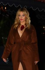 BEBE REXHA Out for Dinner at Carbone in New York 11/18/2021