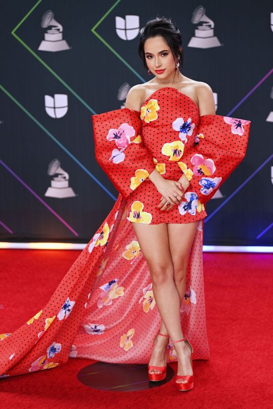 BECKY G at 22nd Annual Latin Grammy Awards in Las Vegas 11/18/2021