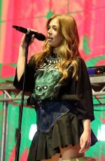 BECKY HILL Performs at Hits Radio Live at The M and S Bank Arena in Liverpool 11/19/2021