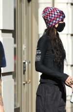 BELLA HADID and Jordan Barrett Outside a Gym in New York 11/08/2021