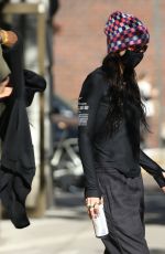 BELLA HADID and Jordan Barrett Outside a Gym in New York 11/08/2021