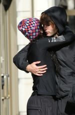 BELLA HADID and Jordan Barrett Outside a Gym in New York 11/08/2021