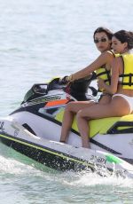 BELLA HADID in Bikini at a Jetski Ride in Miami 11/14/2021