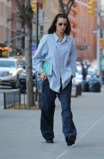 BELLA HADID Out and About in New York 11/01/2021