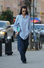 BELLA HADID Out and About in New York 11/01/2021