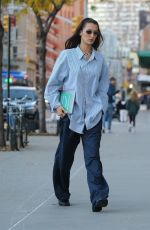 BELLA HADID Out and About in New York 11/01/2021