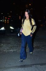 BELLA HADID Out for Dinner in New York 11/19/2021